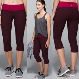 Lululemon illumina run crop leggings